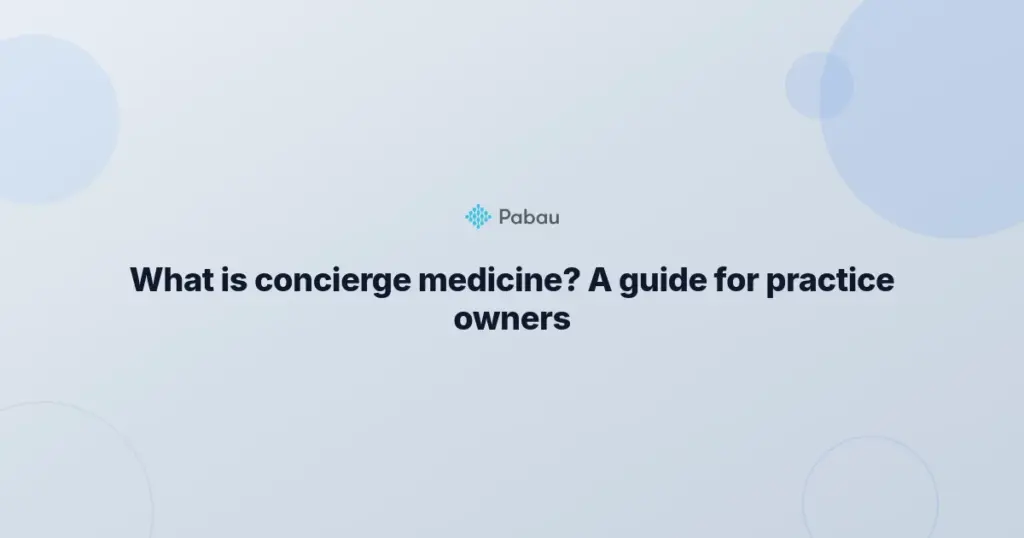 What Is Concierge Medicine