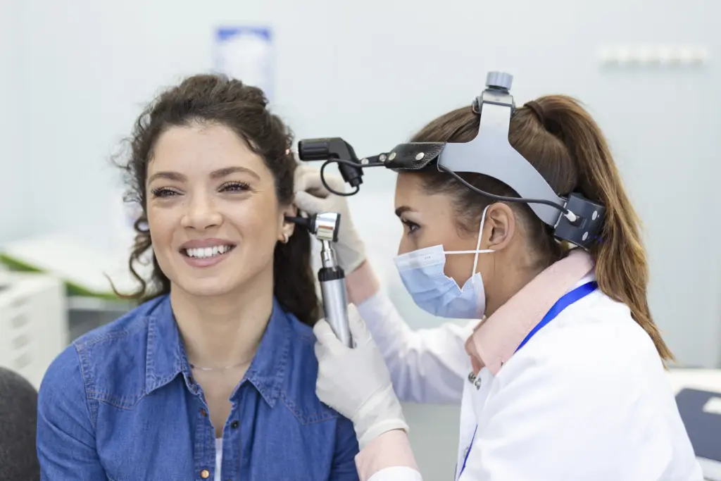 Otoscope examination