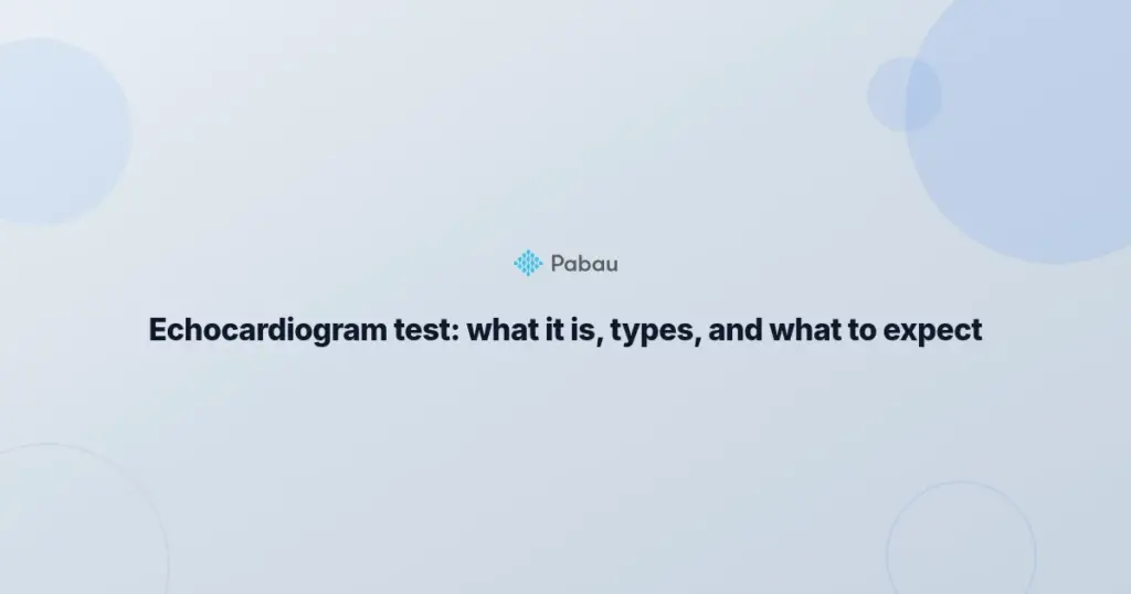 Echocardiogram Test