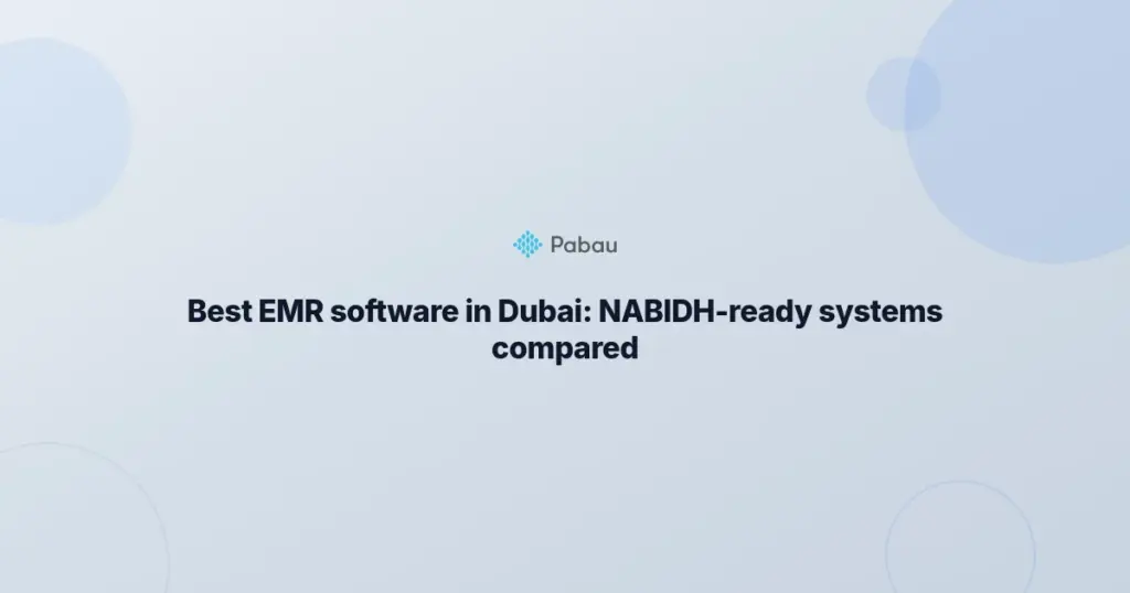 Emr Software Dubai