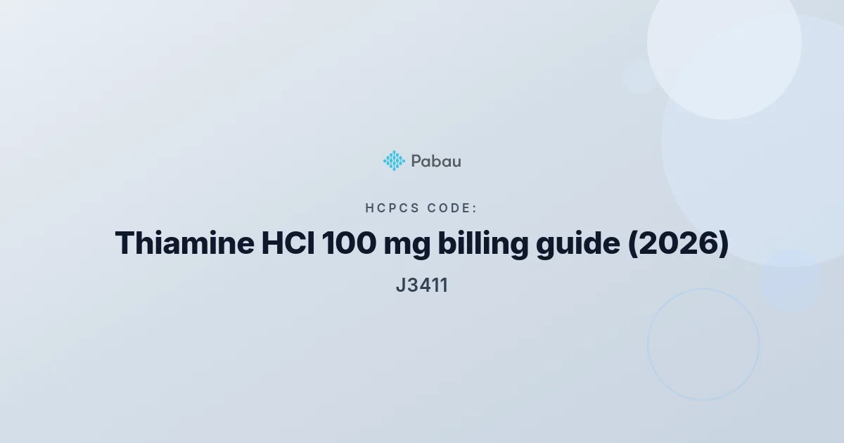 hcpc code for b12 injection done in office HCPCS J3411: Thiamine HCl 100 mg billing guide Study suggests vitamin B12 Hormones Size and Gauge:30 Gauge, 0.3 mL, 1/2-inch