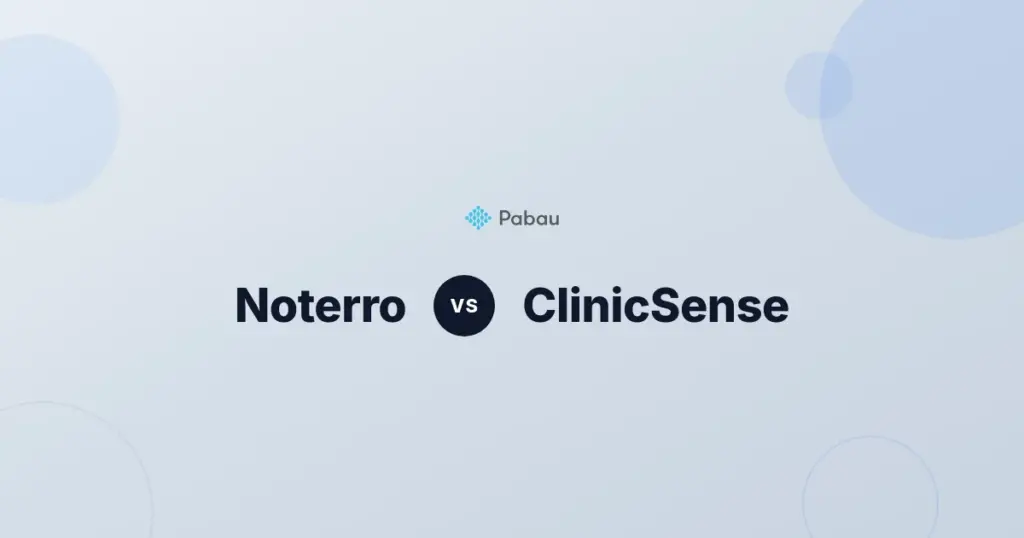 Noterro Vs Clinicsense