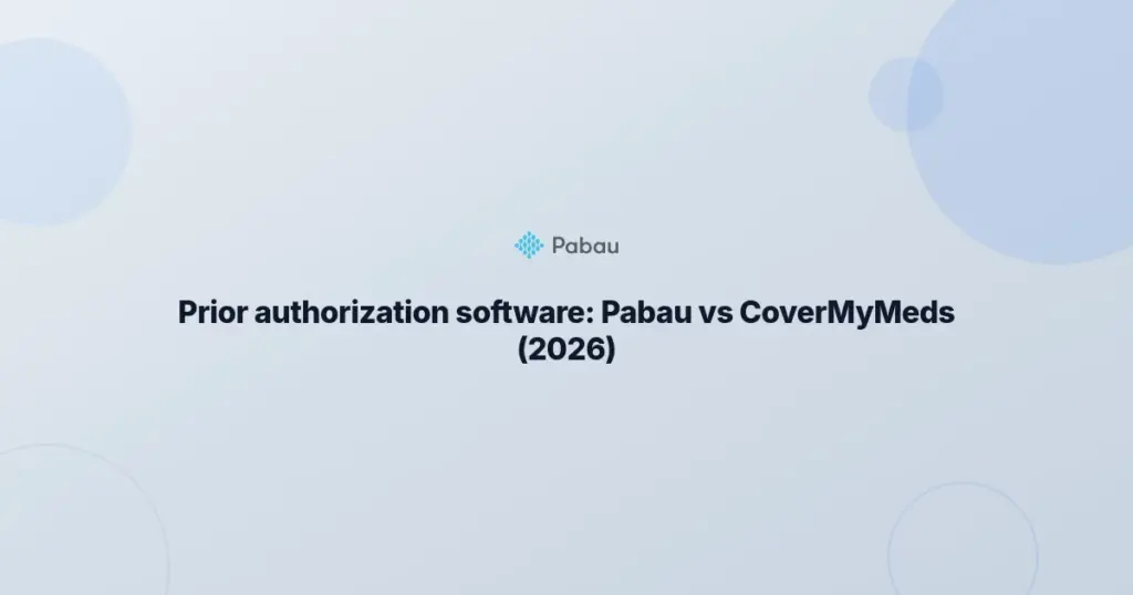 Prior Authorization Software