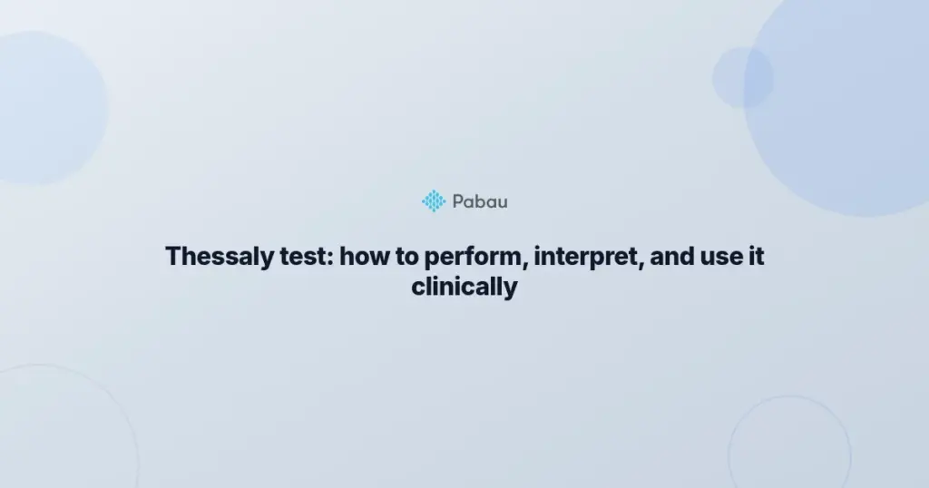 Thessaly Test