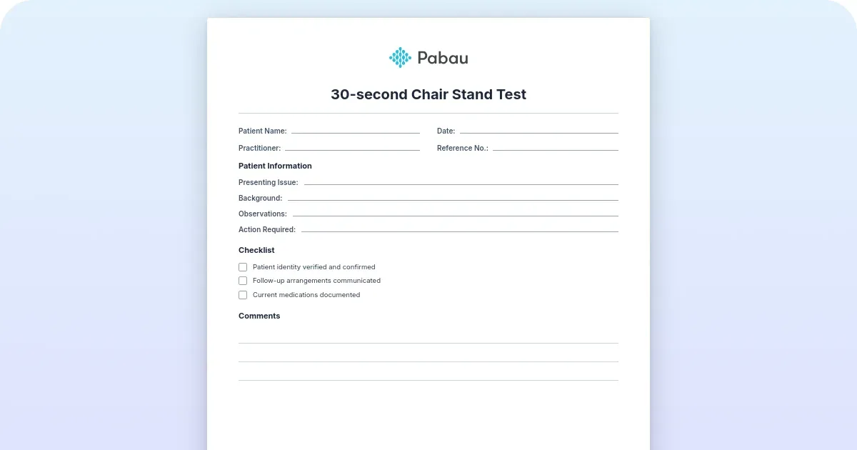 Lab Inventory Management Pdf 30-Second chair stand test: norms, scoring & fall risk - Free PDF ...