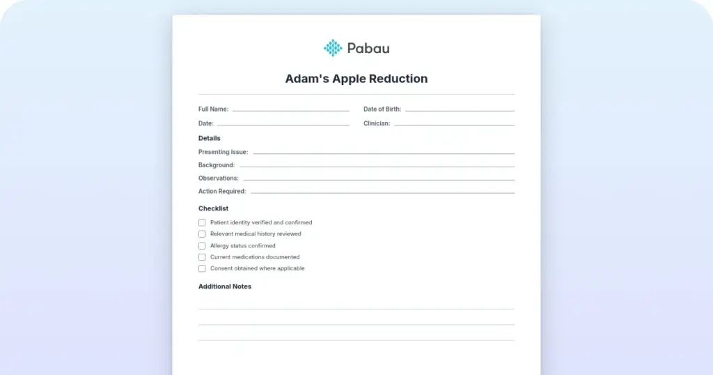 Adam's apple reduction preview from Pabau