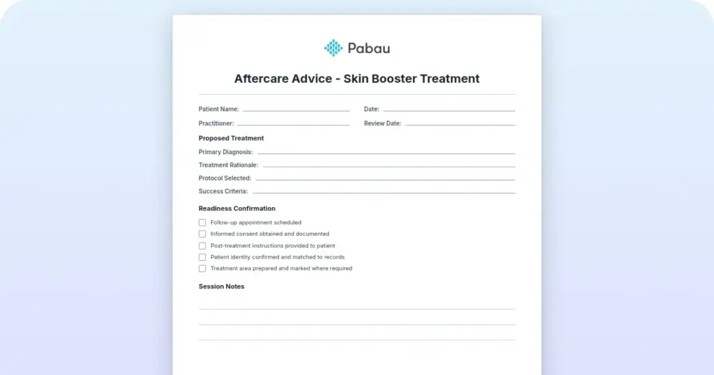 Skin booster aftercare: Essential recovery tips preview from Pabau
