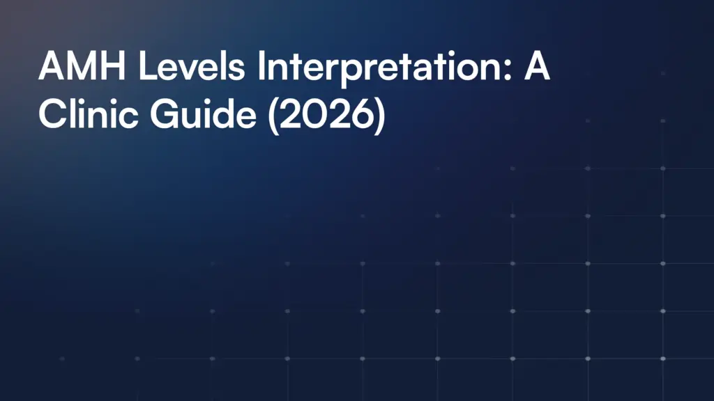 AMH Levels Interpretation: A Clinic Guide (2026)