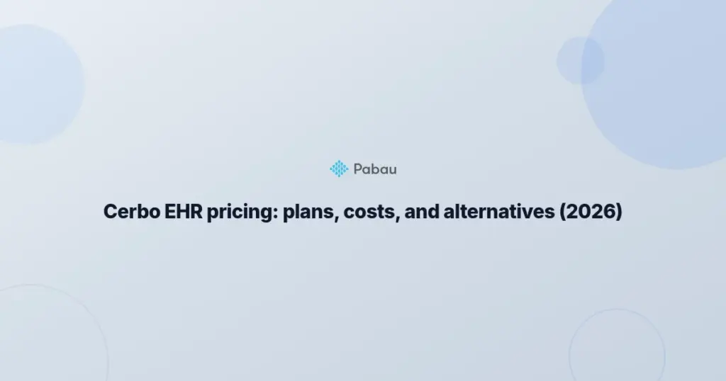 Cerbo Ehr Pricing
