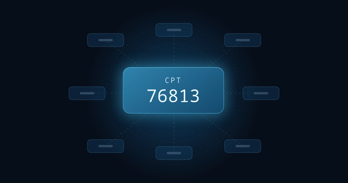 CPT code 76813: Billing rules, ICD-10 pairs and 2026 rate | Pabau