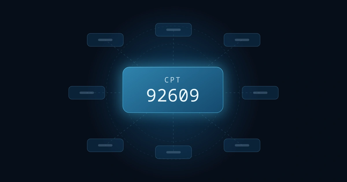 CPT Code 92609: Modifier GN, Billing Rules and Documentation | Pabau