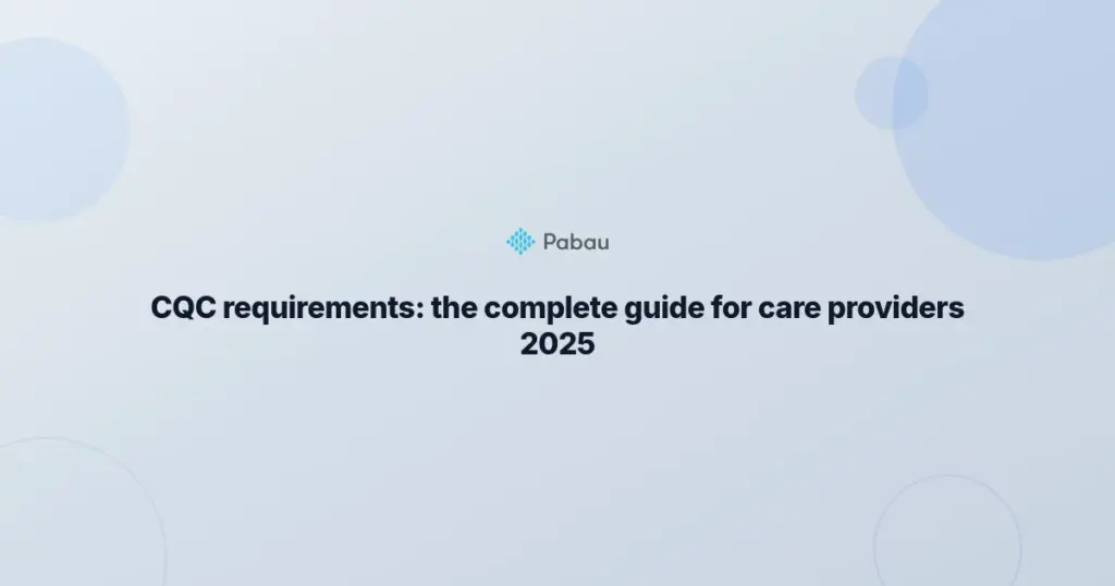 Cqc Requirements