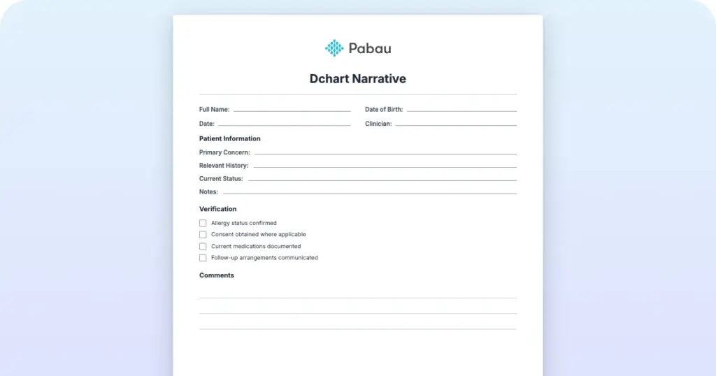 Dchart Narrative