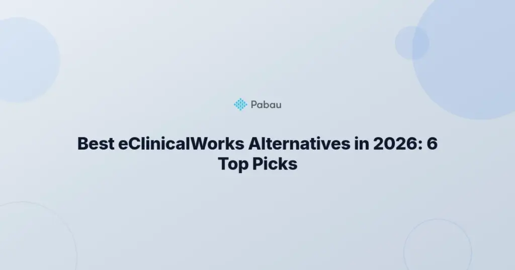 Eclinicalworks Alternatives