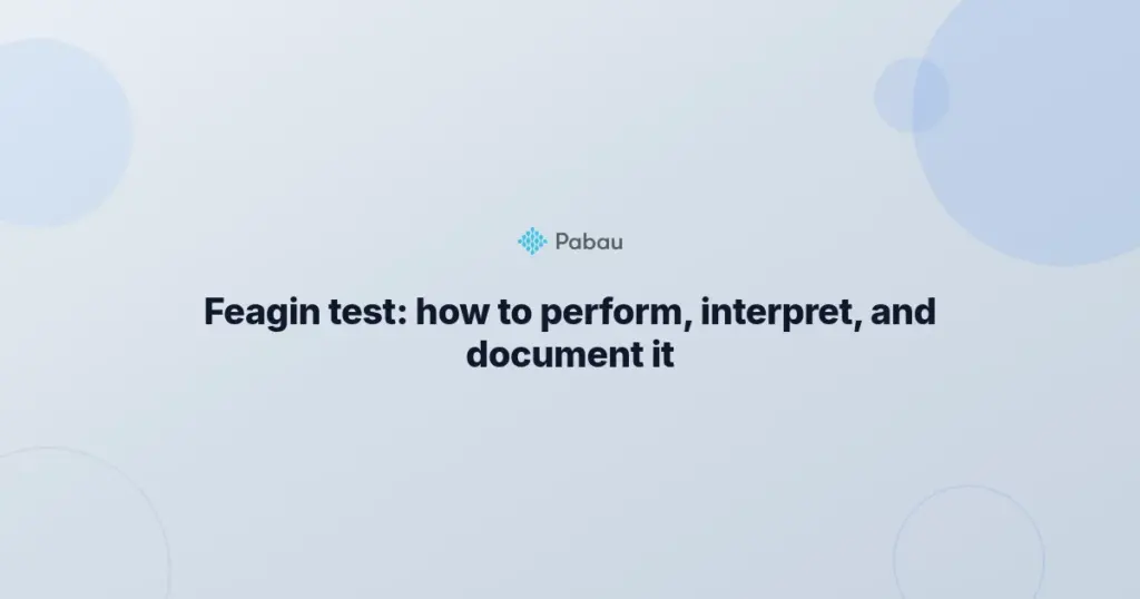 Feagin Test