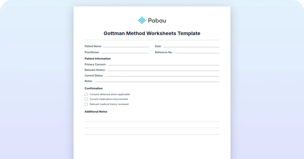 Lab Inventory Management Pdf Gottman Method Worksheets Template - Free PDF Download | Pabau