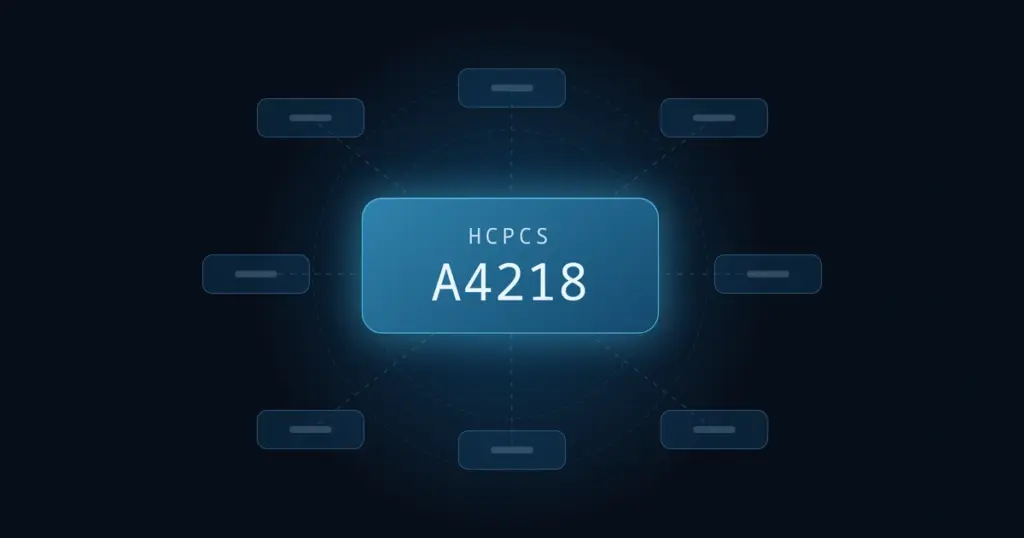 HCPCS Code A4218