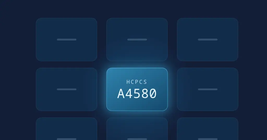 HCPCS Code A4580