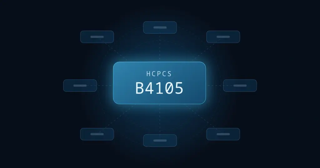 HCPCS Code B4105