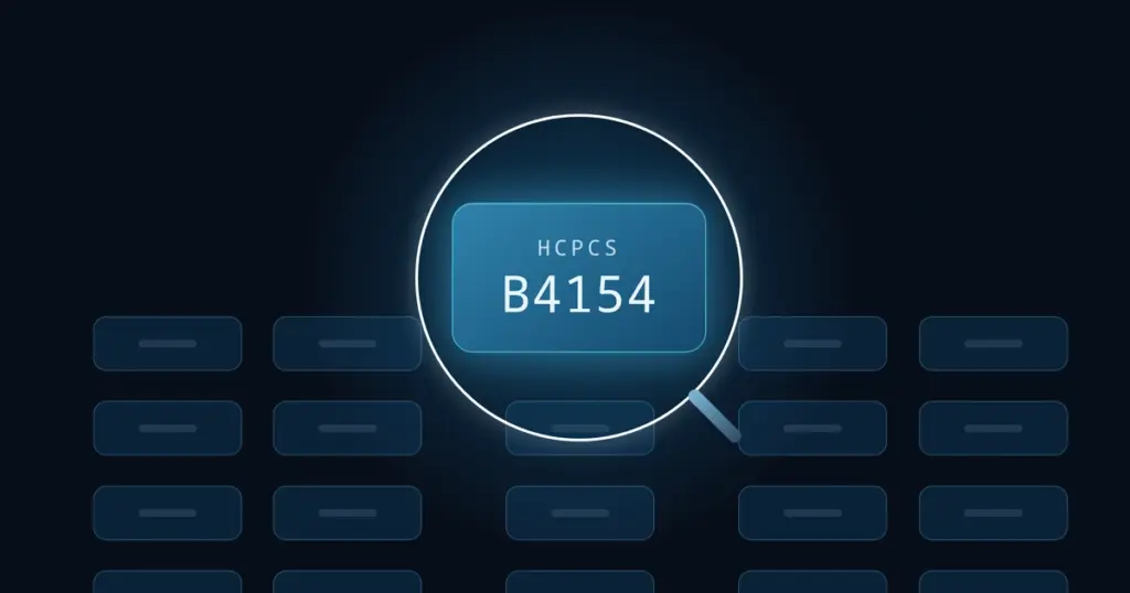 HCPCS Code B4154