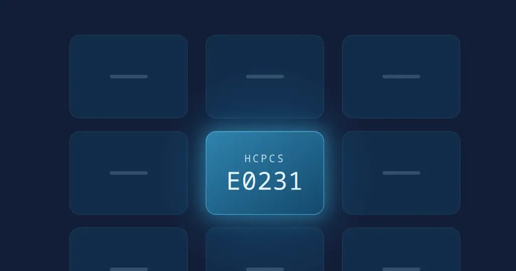 HCPCS Code E0231