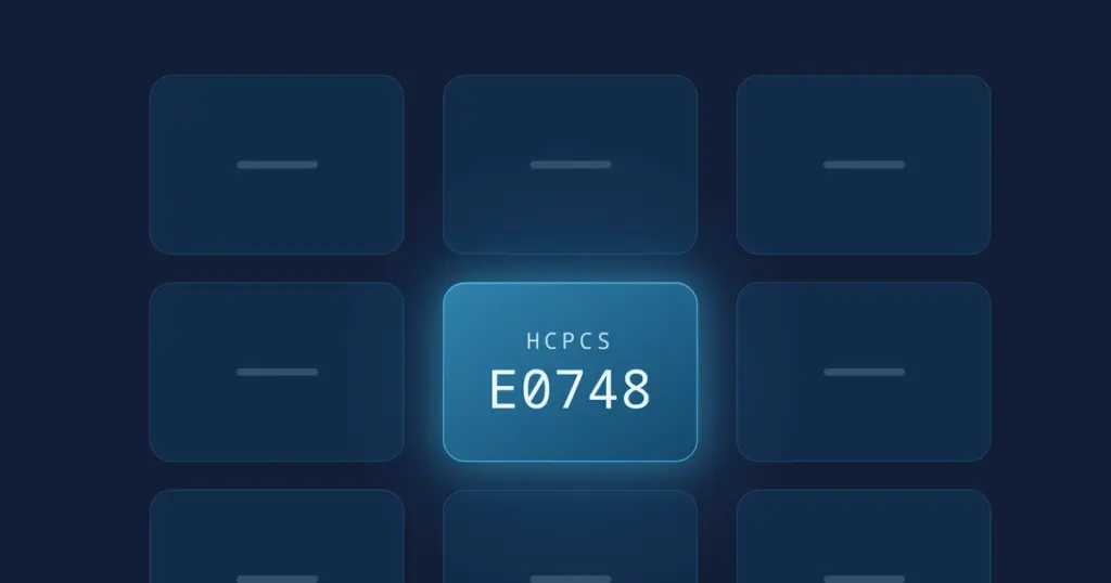 HCPCS Code E0748