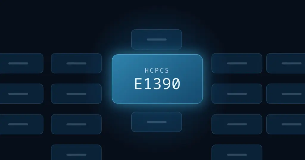 HCPCS Code E1390