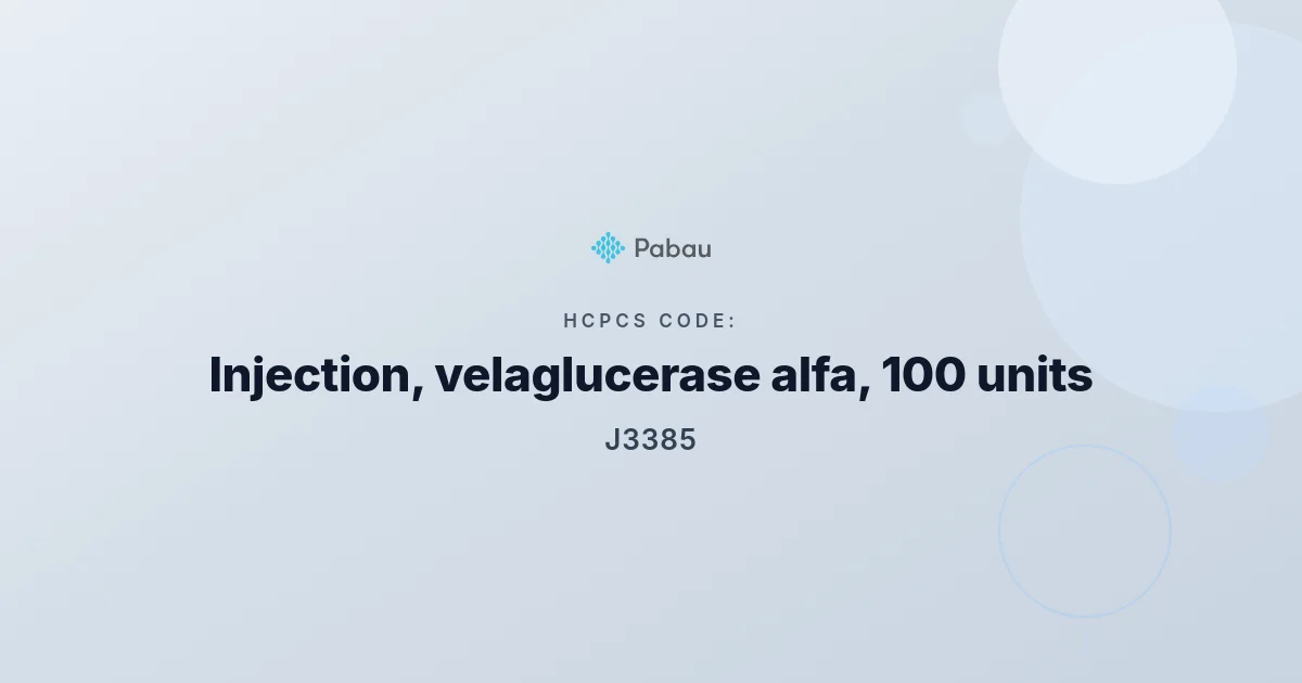 vitamin b12 injection hcpcs code J3385: Injection, velaglucerase alfa, 100 units NoMeta Peripheral Neuropathy pain treated Size:250 mL