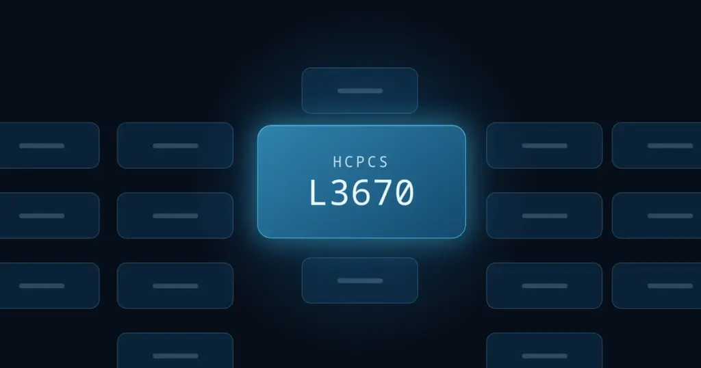 HCPCS Code L3670