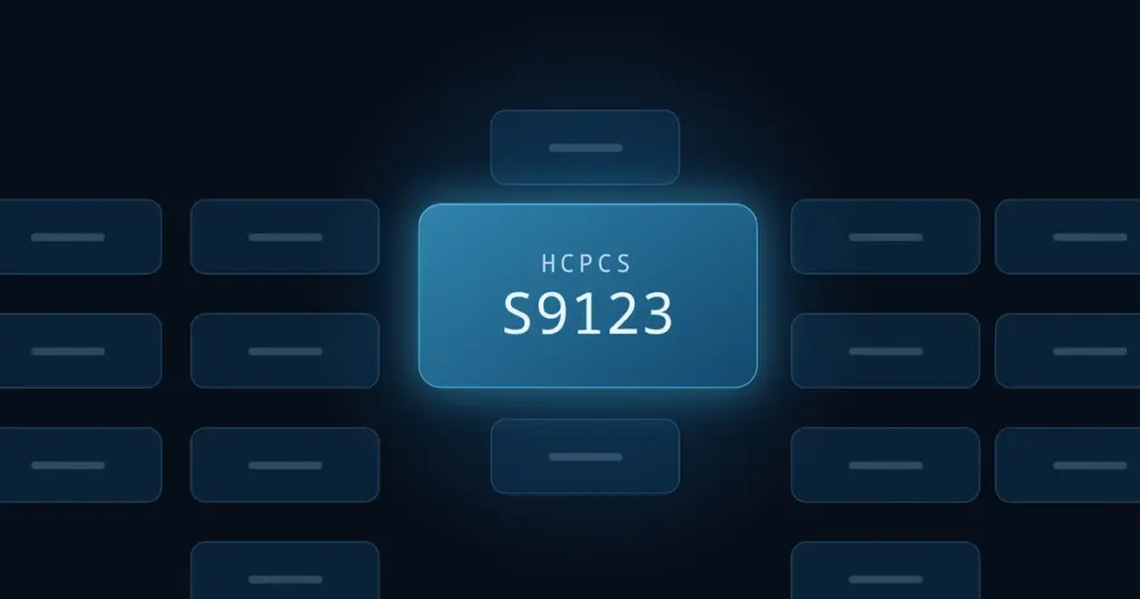 HCPCS Code S9123