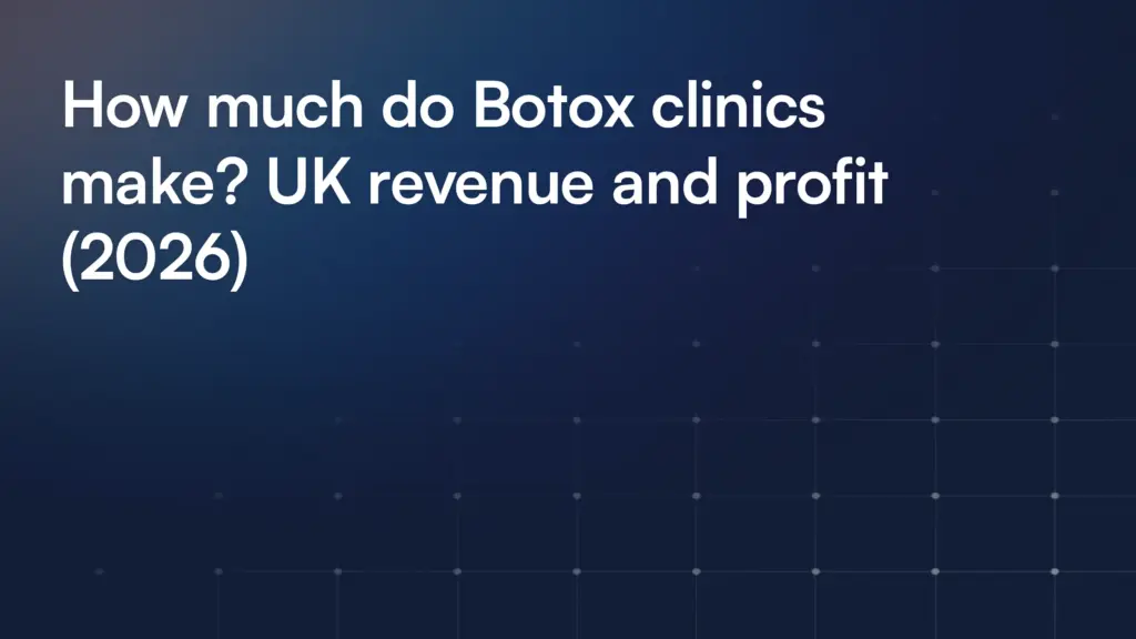 How much do Botox clinics make? UK revenue and profit (2026)