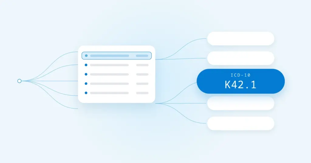 ICD-10 Code K42.1