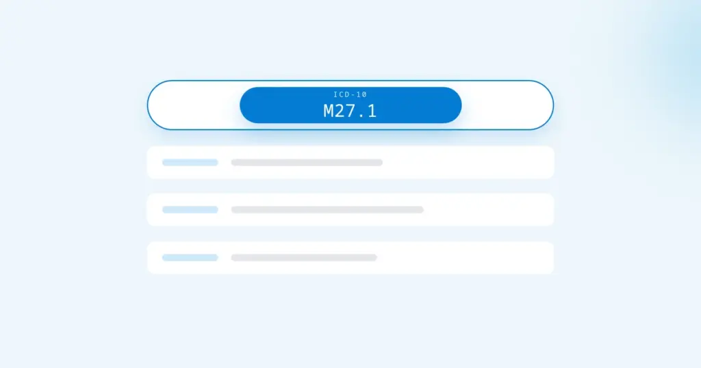 ICD-10 Code M27.1