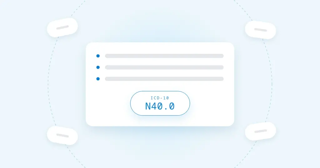 ICD-10 Code N40.0