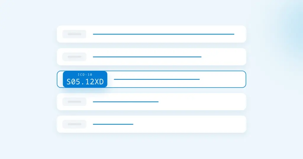 ICD-10 Code S05.12XD