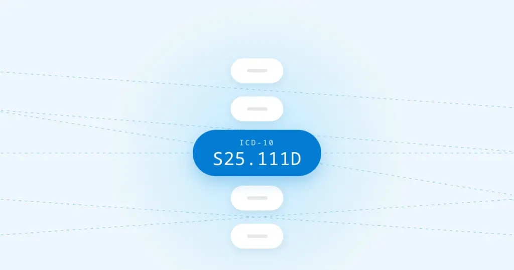 ICD-10 Code S25.111D