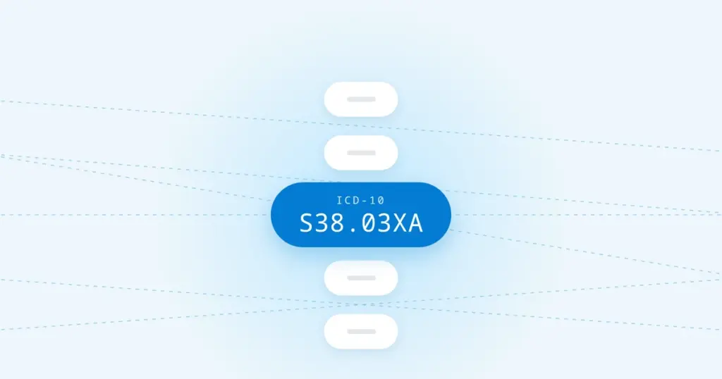 ICD-10 Code S38.03XA