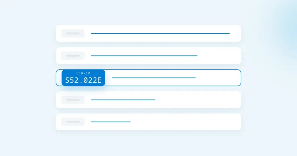 ICD-10 Code S52.022E