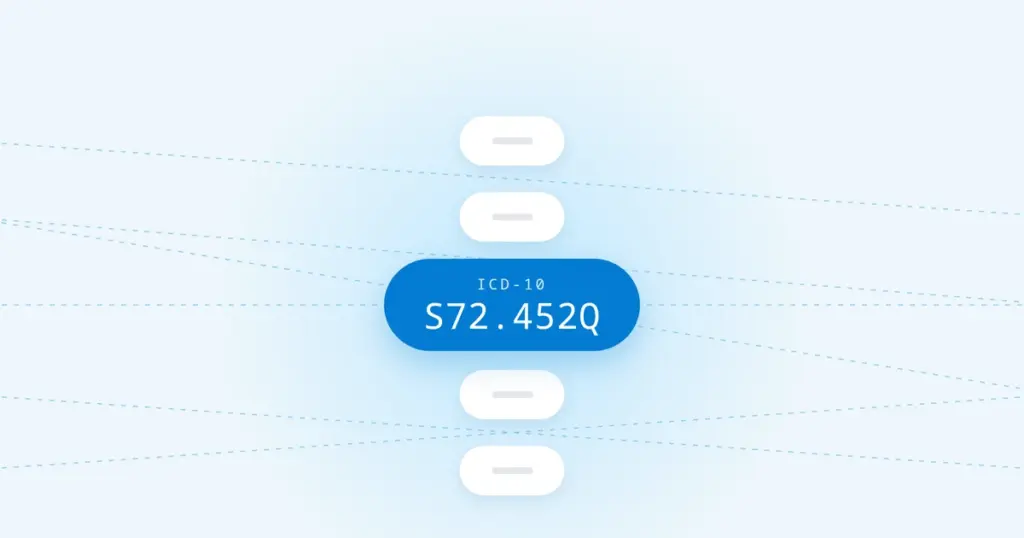 ICD-10 Code S72.452Q