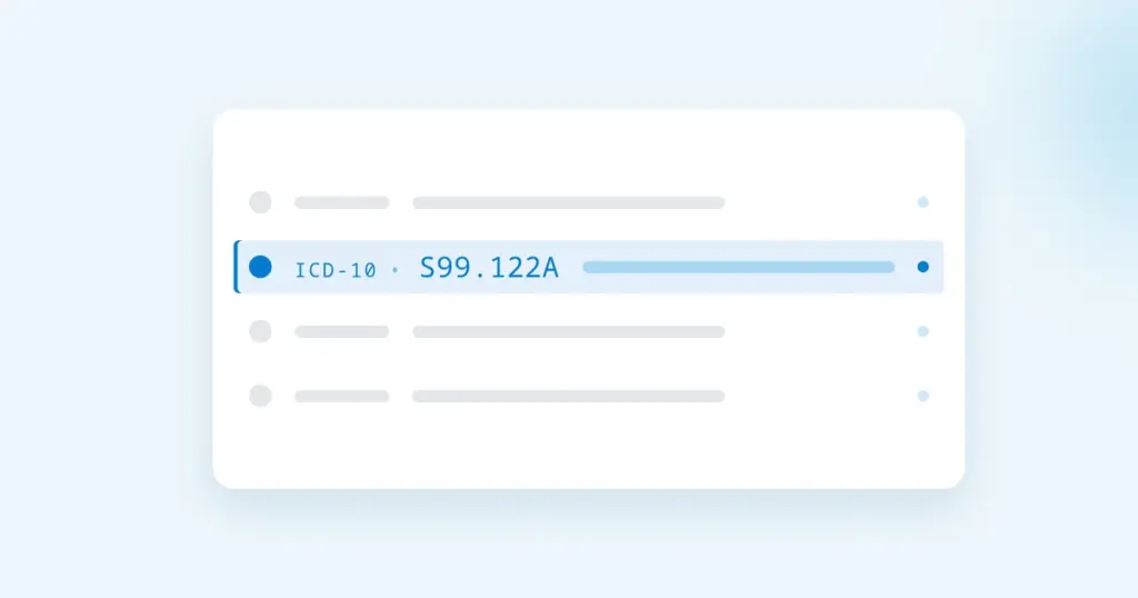 ICD-10 Code S99.122A