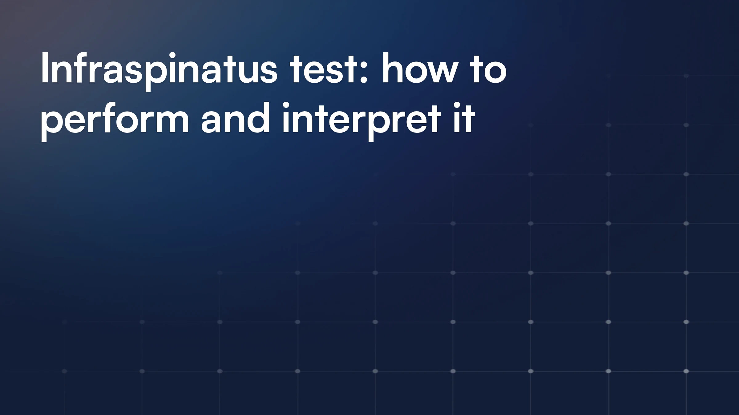 Infraspinatus test: how to perform and interpret it | Pabau