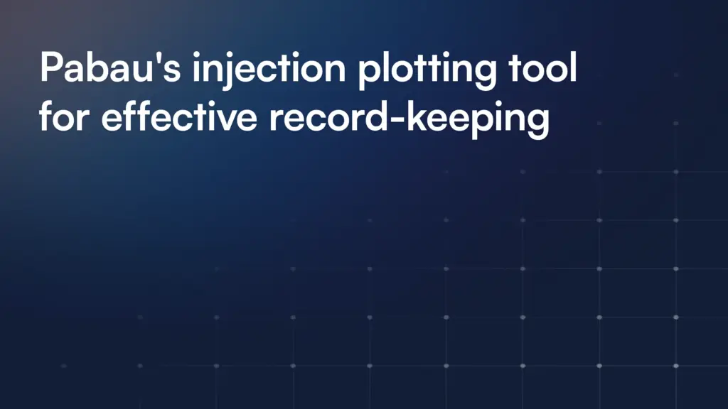 Pabau's injection plotting tool for effective record-keeping