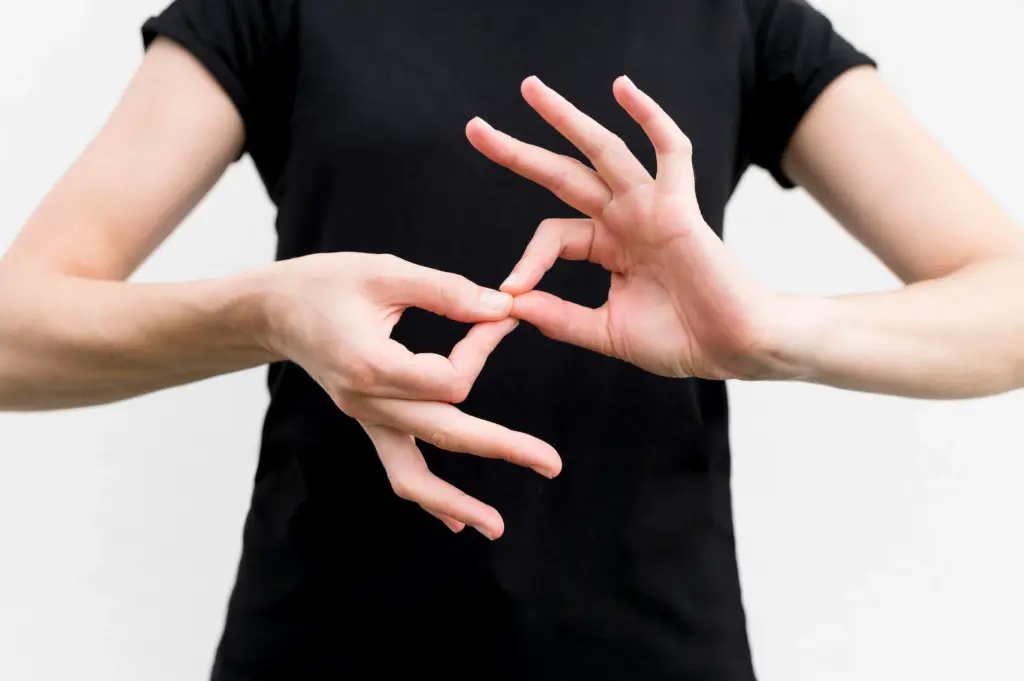 Intelocking fingers test