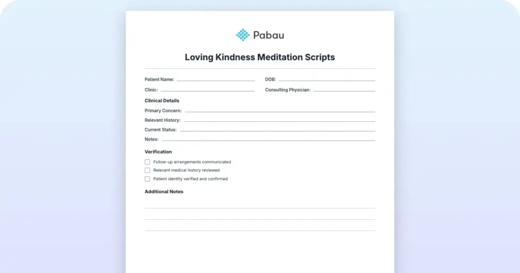Loving Kindness Meditation Scripts