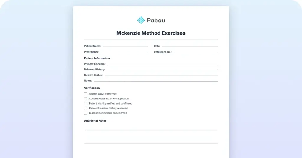 Mckenzie Method Exercises