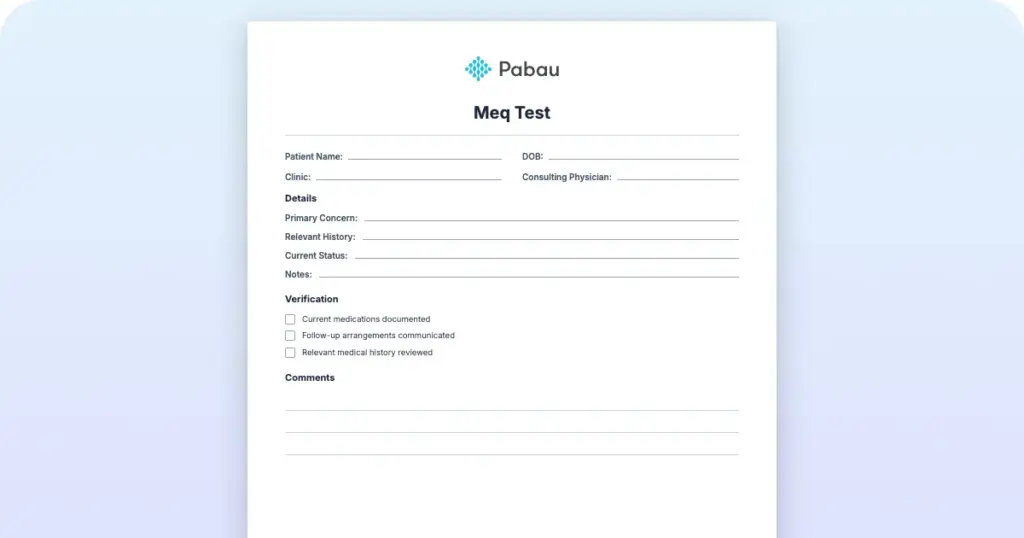 Meq Test