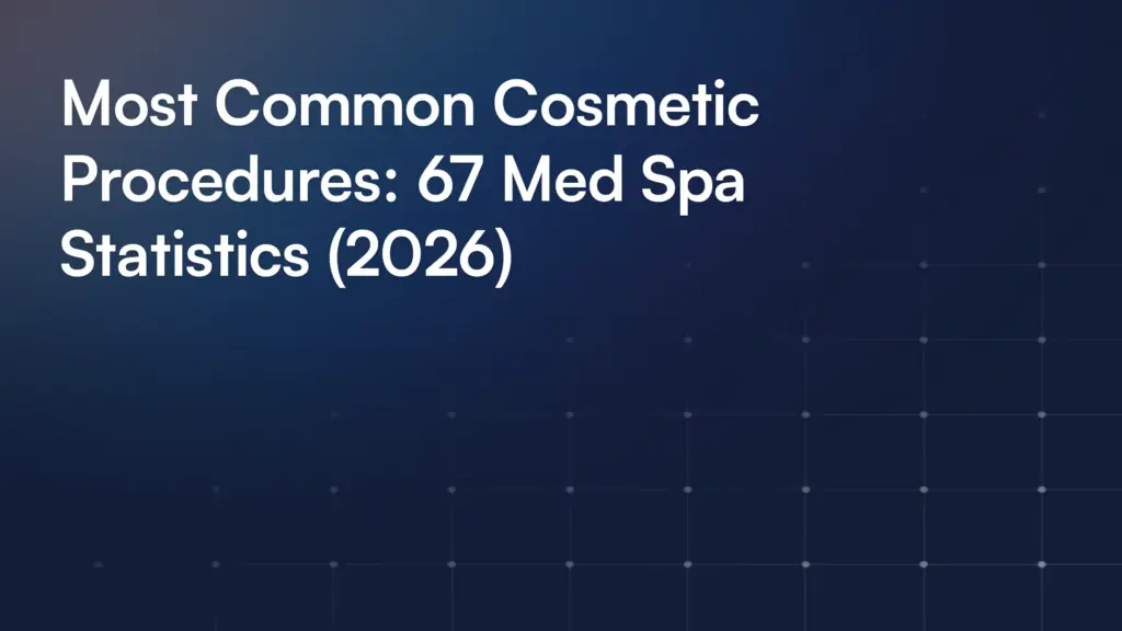 Most Common Cosmetic Procedures: 67 Med Spa Statistics (2026)