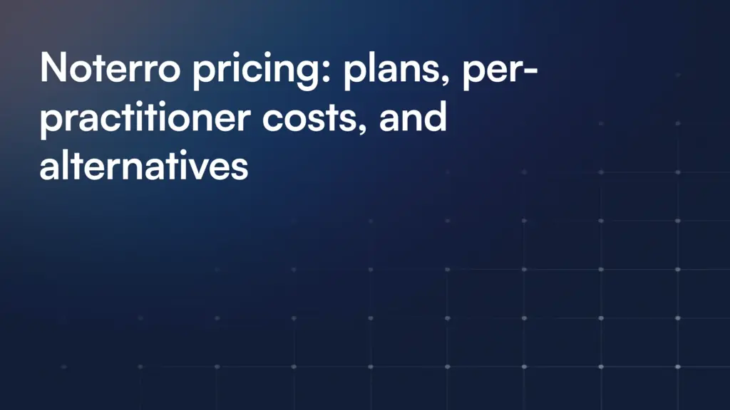 Noterro Pricing