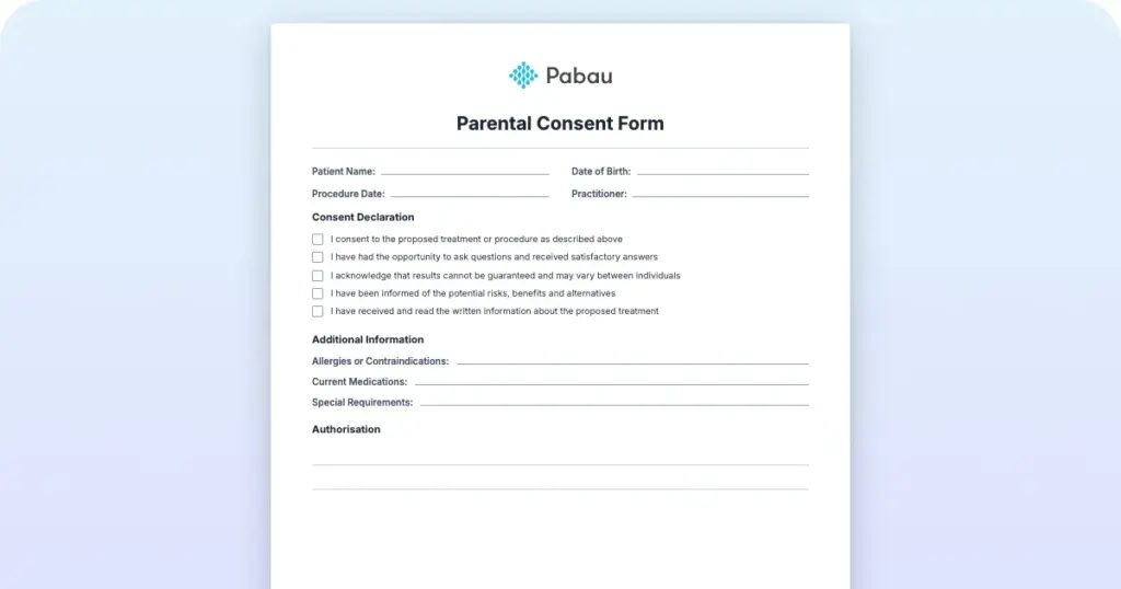 Parental Consent Form