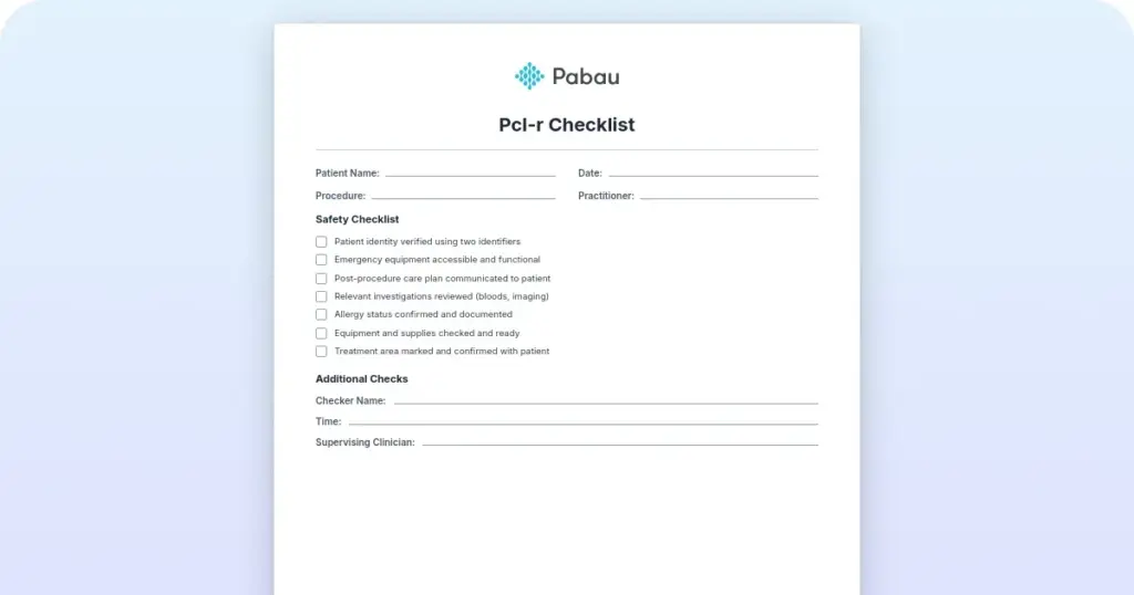 PCL-R checklist: All 20 items, scoring, and free template preview from Pabau